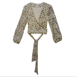 J.O.A. Women’s long sleeves crop top